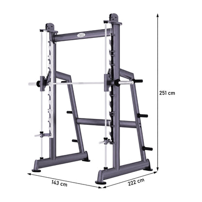 DHZ TITAN Extreme T938 Smith Squat Rack – Professionelle Smith Machine – smith squat rack abmessungen