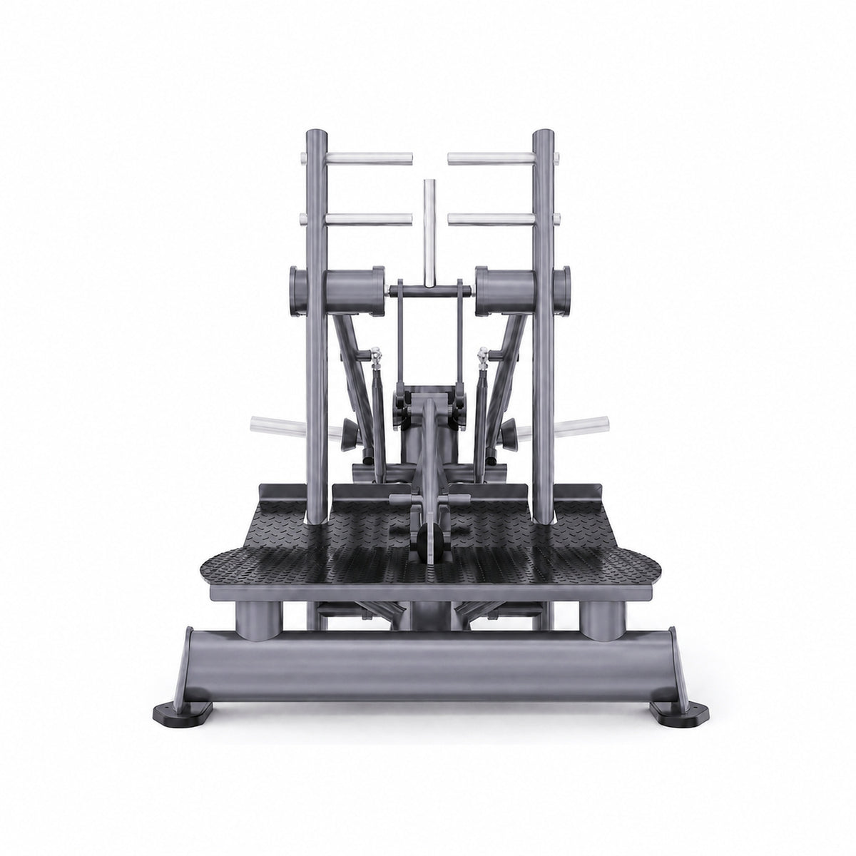 DHZ TITAN Extreme T940 Super Belt Squat – Professionelle Belt Squat Maschine für intensives Beintraining – super belt squat titan grau frontansicht
