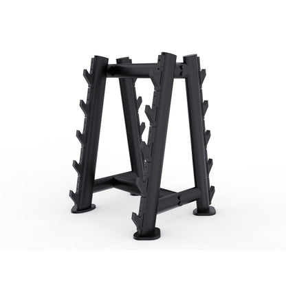 DHZ TITAN Extreme T942 Barbell Rack – Professioneller Langhantelständer – barbell rack langhantelstaender obsidian black dreiviertelansicht