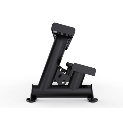 DHZ TITAN Extreme T943 Dumbbell Rack – Professioneller Kurzhantelständer – dumbbell rack kurzhantelstaender obsidian black seitenansicht