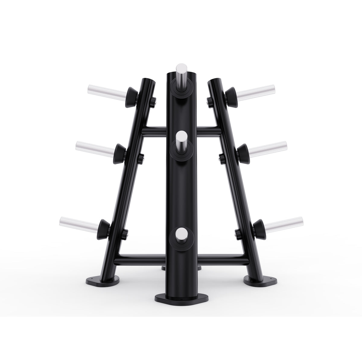 DHZ TITAN Extreme T945 Deluxe Weight Tree – Professioneller Scheibenständer – deluxe weight tree obsidian black rueckansicht