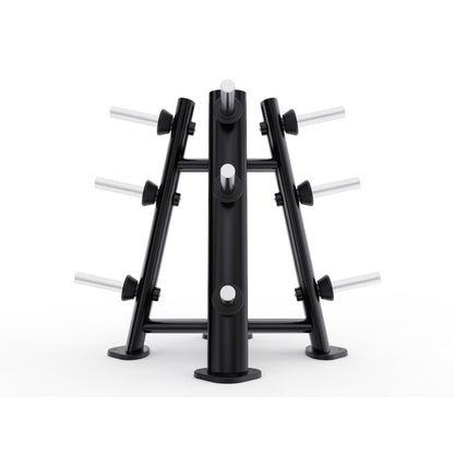 DHZ TITAN Extreme T945 Deluxe Weight Tree – Professioneller Scheibenständer – deluxe weight tree obsidian black rueckansicht