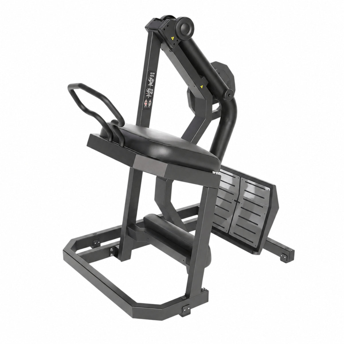 DHZ Y900 Y940 Glute-Kickback-Maschine (Rear Kick) in Schwarz-Schwarz – Ansicht von oben