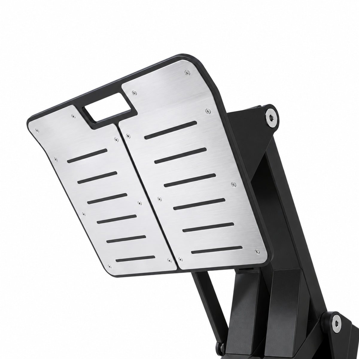 DHZ Y900 Y950 Beinpresse (Leg Press) in Schwarz-Schwarz – Detail der Fußplatte