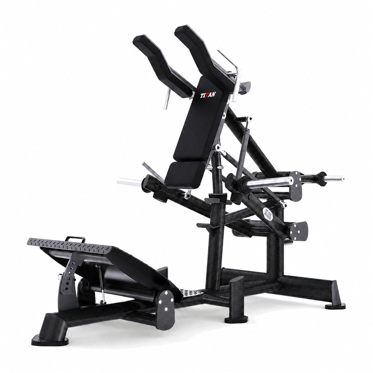 DHZ TITAN Extreme T911 Power Squat – Kniebeugenmaschine für Bein- und Gesäßtraining – power squat obsidian black hauptansicht