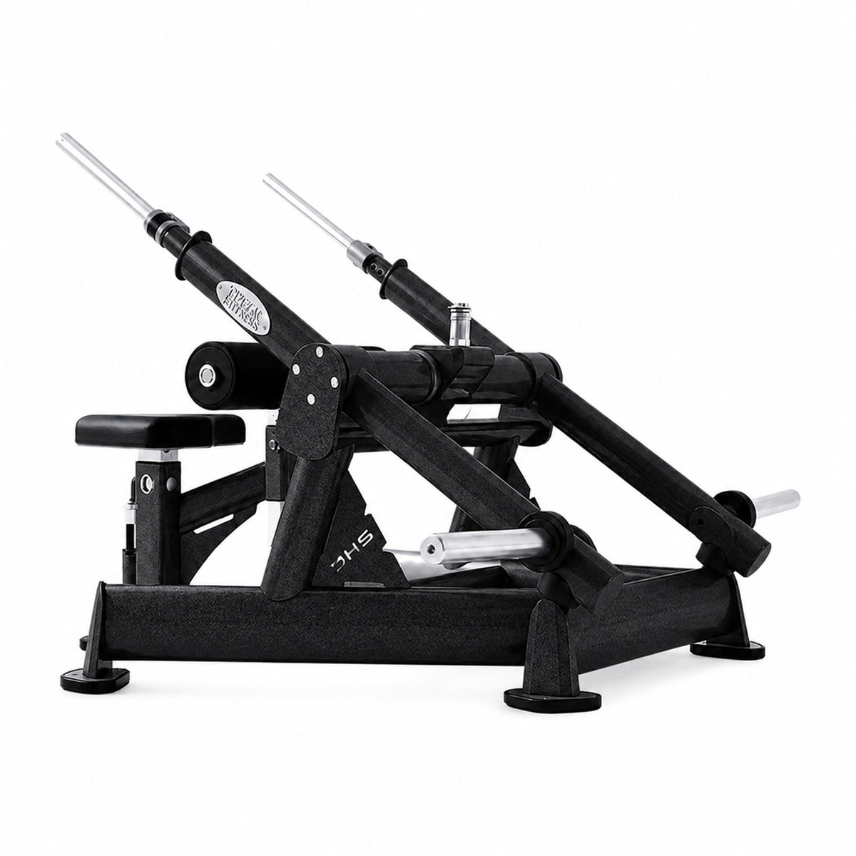DHZ TITAN Extreme T913 Dips Press Dual System – Dip-Maschine für Trizeps- und Brusttraining – dips press obsidian black seitenansicht