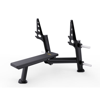 DHZ TITAN Extreme T933P Olympic Flat Bench – Olympische Flachbank – olympic flat bench langhantelbank obsidian black hauptansicht