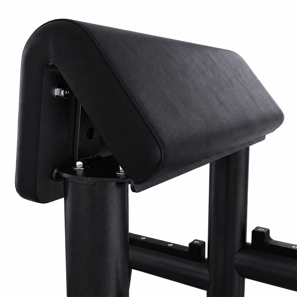 DHZ TITAN Extreme T934 Dual Preacher Curl Bench – Professionelle Scottbank – dual preacher curl bench scottbank obsidian black armauflage polster detail