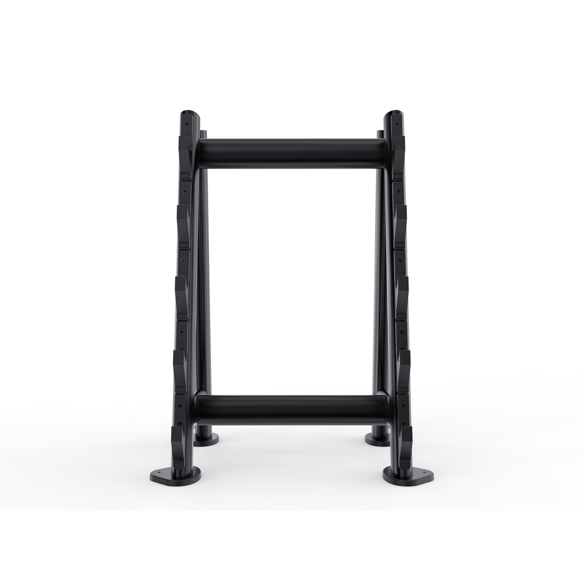 DHZ TITAN Extreme T942 Barbell Rack – Professioneller Langhantelständer – barbell rack langhantelstaender obsidian black frontansicht