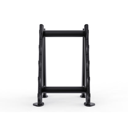 DHZ TITAN Extreme T942 Barbell Rack – Professioneller Langhantelständer – barbell rack langhantelstaender obsidian black frontansicht
