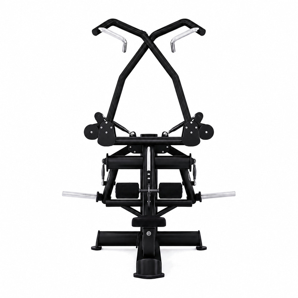 DHZ TITAN Extreme T949 Super Circular Lat Pull – super circular lat pull obsidian black frontansicht