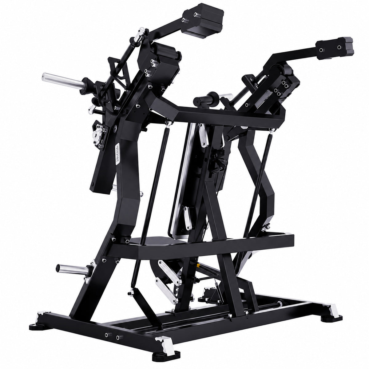 DHZ TITAN Mechanix Y915ZA Incline Chest Press - Plate Loaded Brustpresse für obere Brust – incline chest press obsidian black seitenansicht