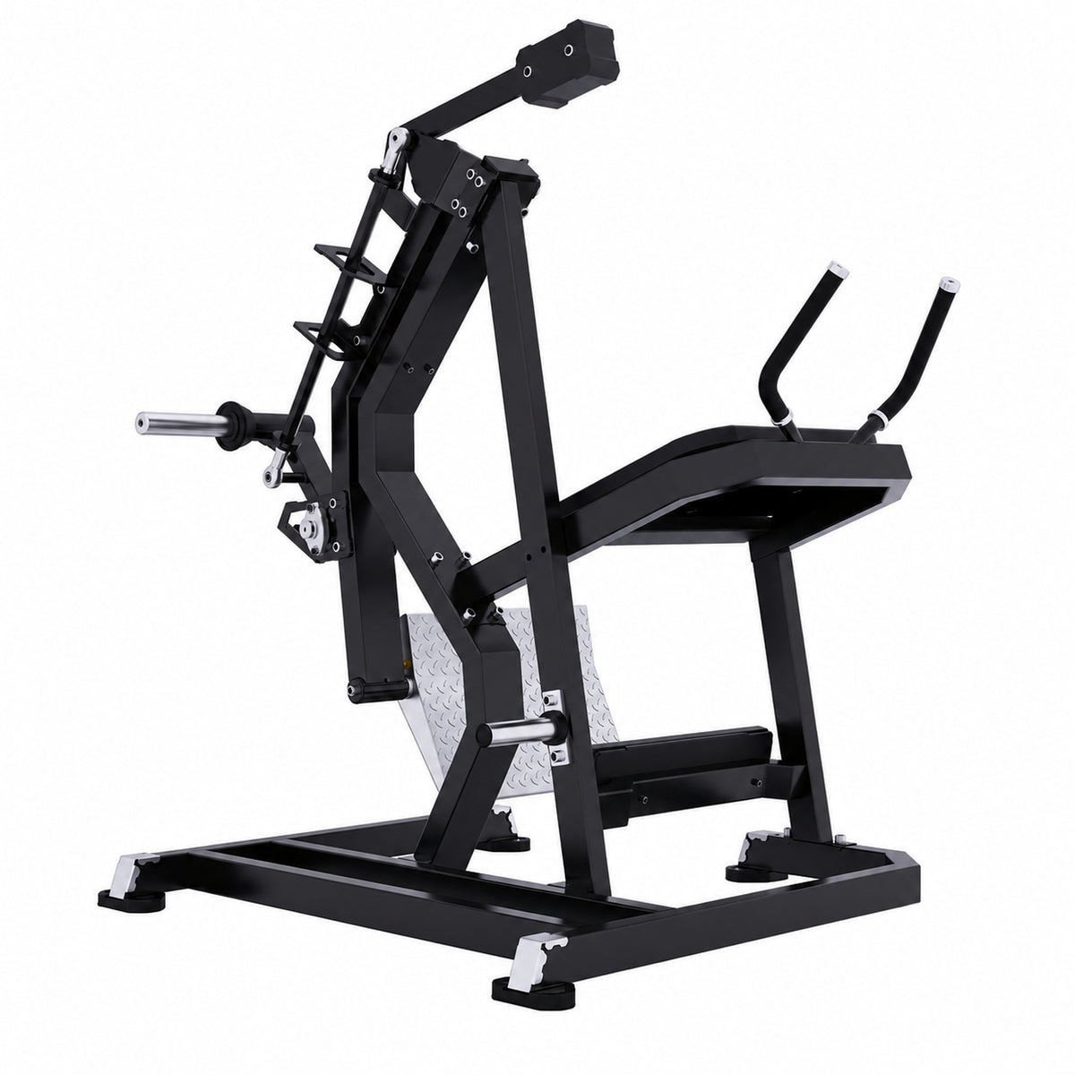 DHZ TITAN Mechanix Y940ZA Rear Kick - Plate Loaded Glute Trainer – rear kick obsidian black seitenansicht rechts