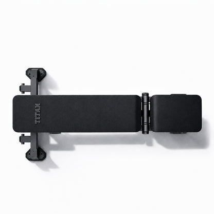 DHZ TITAN Mechanix Y978ZA Super Bench - Verstellbare Trainingsbank (FID) für Freihanteltraining – super bench obsidian black seitenansicht