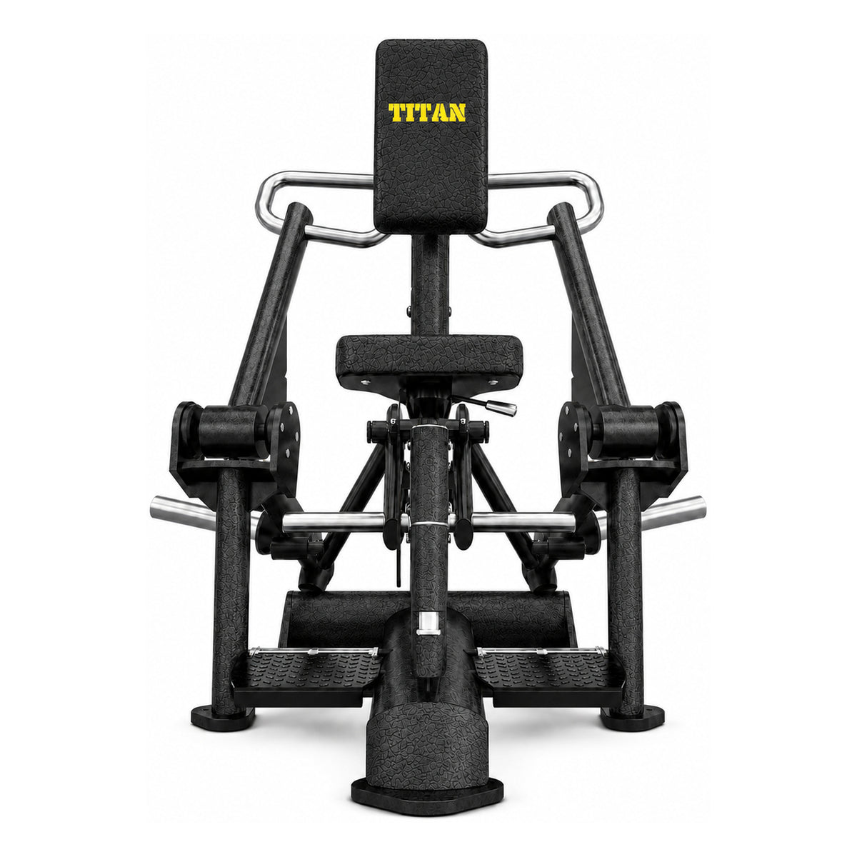 DHZ TITAN Extreme T902 Rowing Machine – Rudermaschine – Ansicht von hinten links in Obsidian Black
