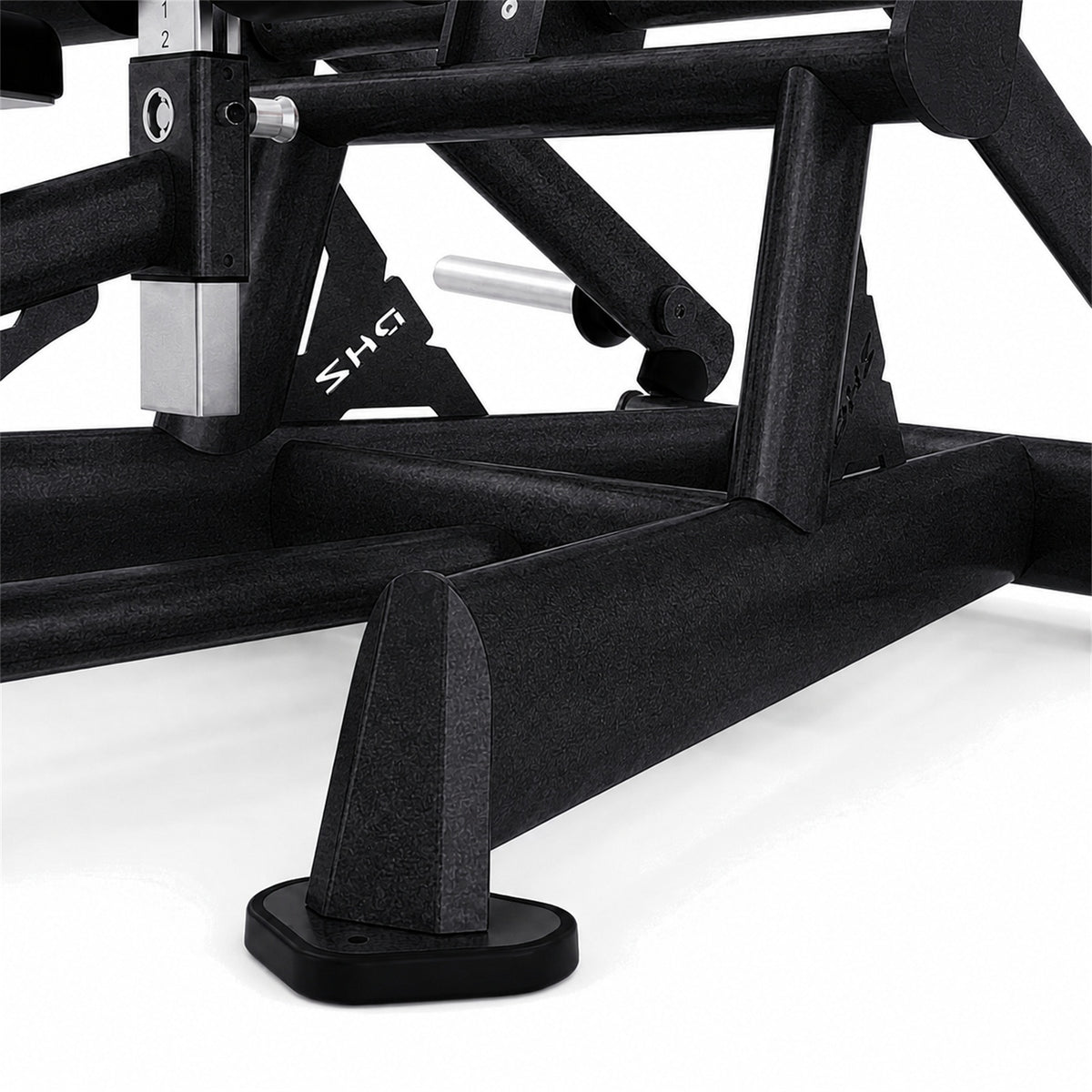 DHZ TITAN Extreme T913 Dips Press Dual System – Dip-Maschine für Trizeps- und Brusttraining – dips press obsidian black rahmen detail