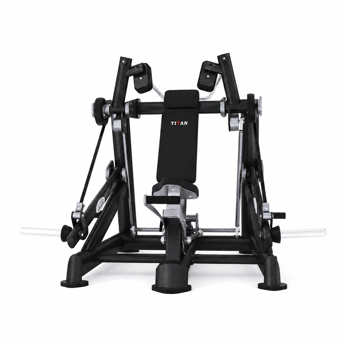 DHZ TITAN Extreme T920 Pull Over – Pullover-Maschine für Latissimus- und Oberkörpertraining – pull over latissimusmaschine obsidian black frontansicht