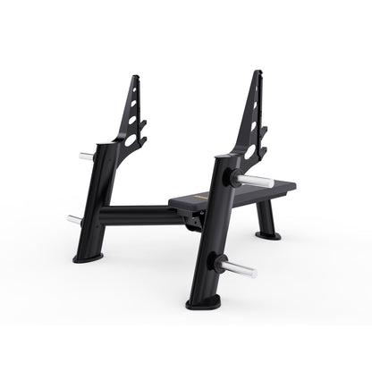 DHZ TITAN Extreme T933P Olympic Flat Bench – Olympische Flachbank – olympic flat bench langhantelbank obsidian black dreiviertelansicht