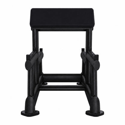 DHZ TITAN Extreme T934 Dual Preacher Curl Bench – Professionelle Scottbank – dual preacher curl bench scottbank obsidian black frontansicht