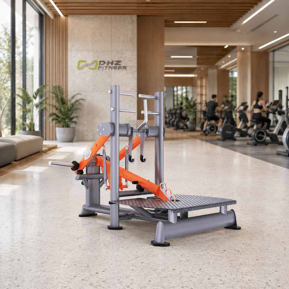 DHZ TITAN Extreme T940 Super Belt Squat – Professionelle Belt Squat Maschine für intensives Beintraining – super belt squat premium ambiente hell