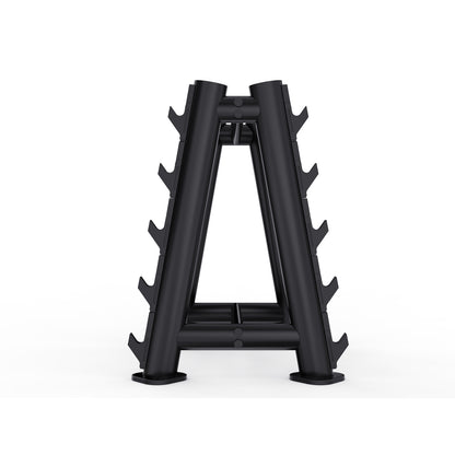 DHZ TITAN Extreme T942 Barbell Rack – Professioneller Langhantelständer – barbell rack langhantelstaender obsidian black seitenansicht