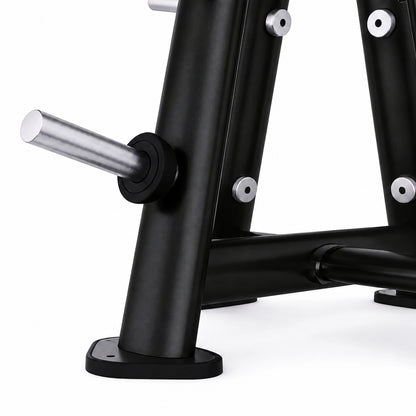 DHZ TITAN Extreme T945 Deluxe Weight Tree – Professioneller Scheibenständer – deluxe weight tree obsidian black rahmen fuss detail
