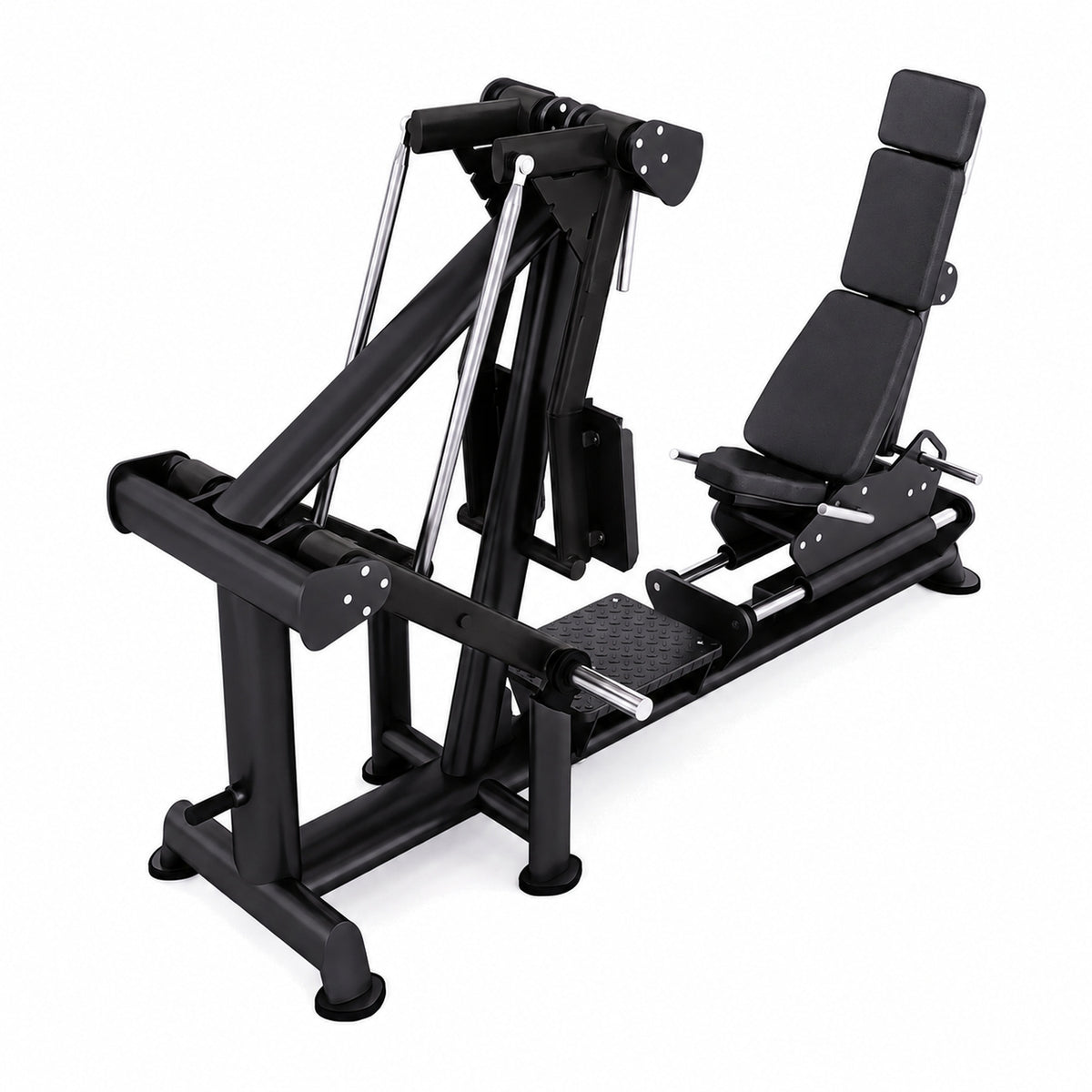 DHZ TITAN Extreme T948 Super Horizontal Alternate Leg Press – super horizontal alternate leg press obsidian black dreiviertelansicht