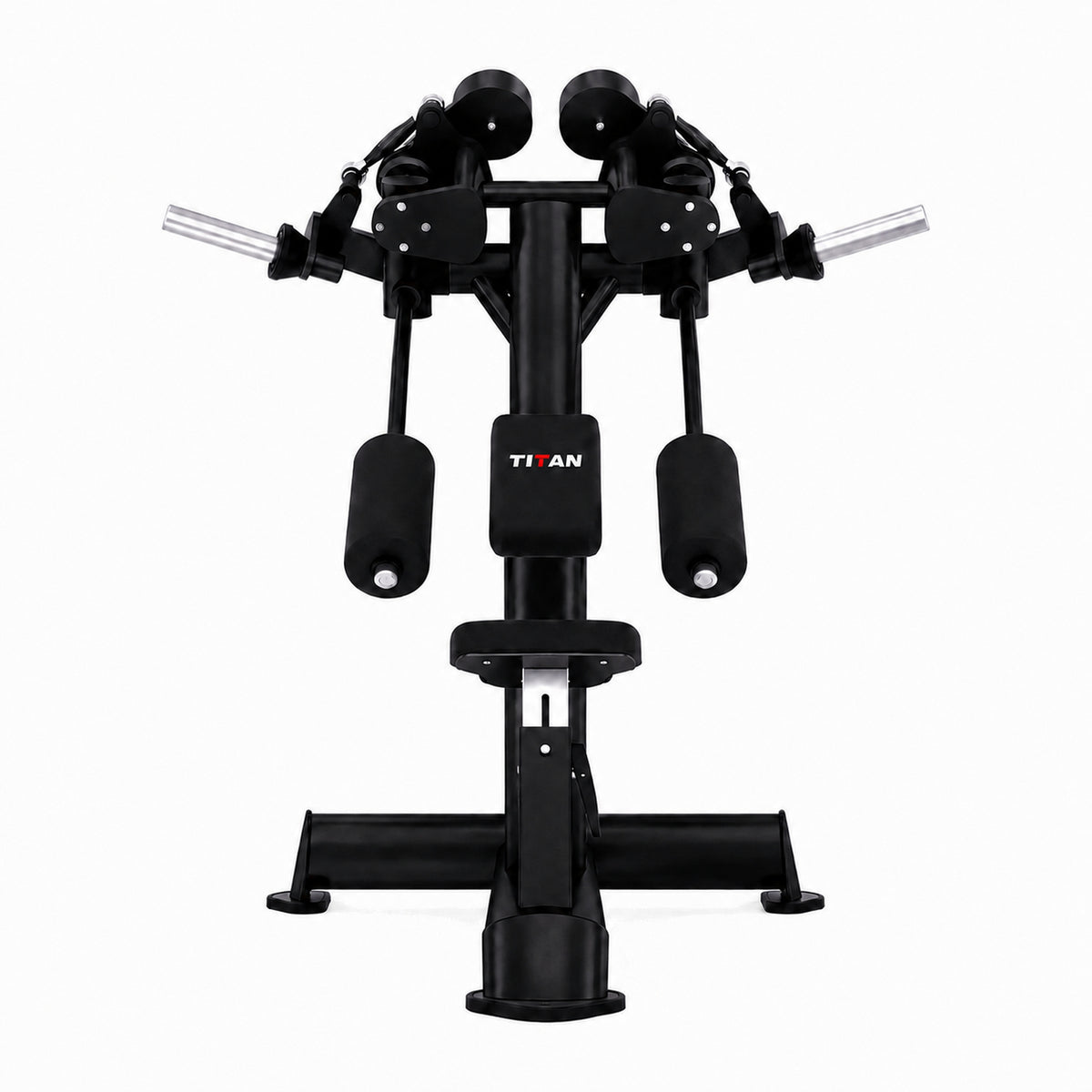 DHZ TITAN Extreme T952 Angled Butterfly – angled butterfly obsidian black frontansicht