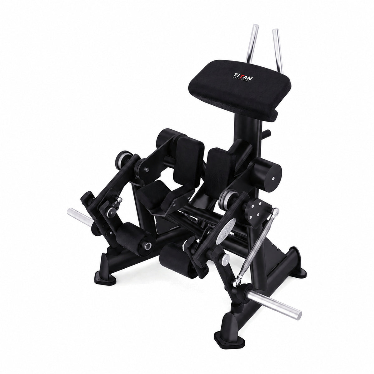 DHZ TITAN Extreme T953 Standing Alternate Leg Curl – standing alternate leg curl obsidian black dreiviertelansicht
