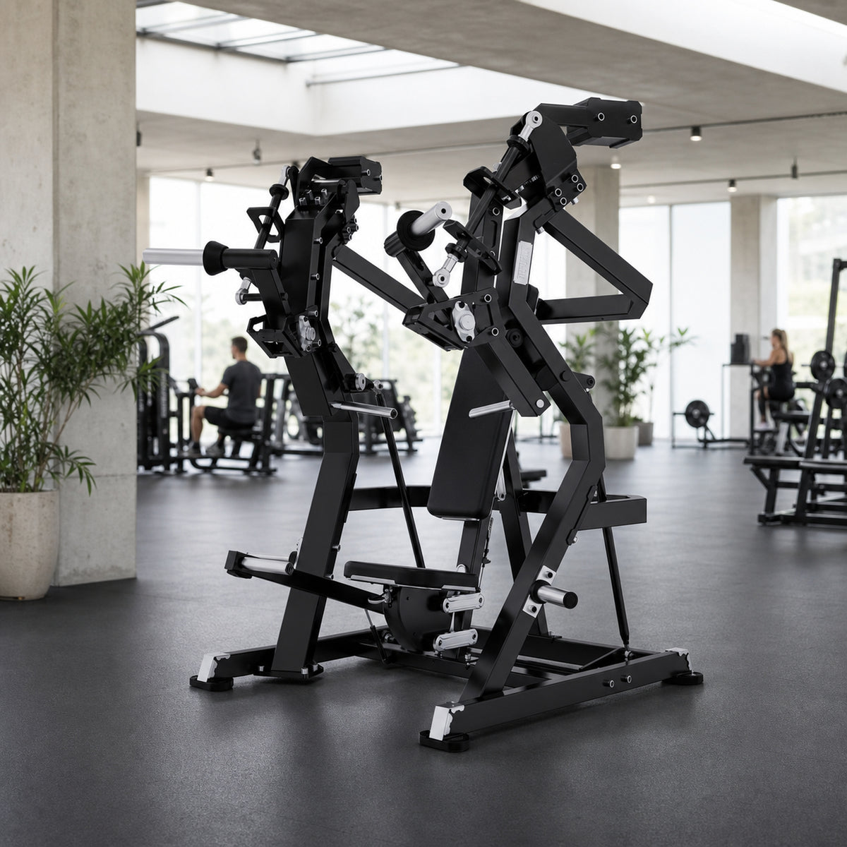 DHZ TITAN Mechanix Y905ZAG Chest Press - Plate Loaded Brustpresse – chest press obsidian black premium