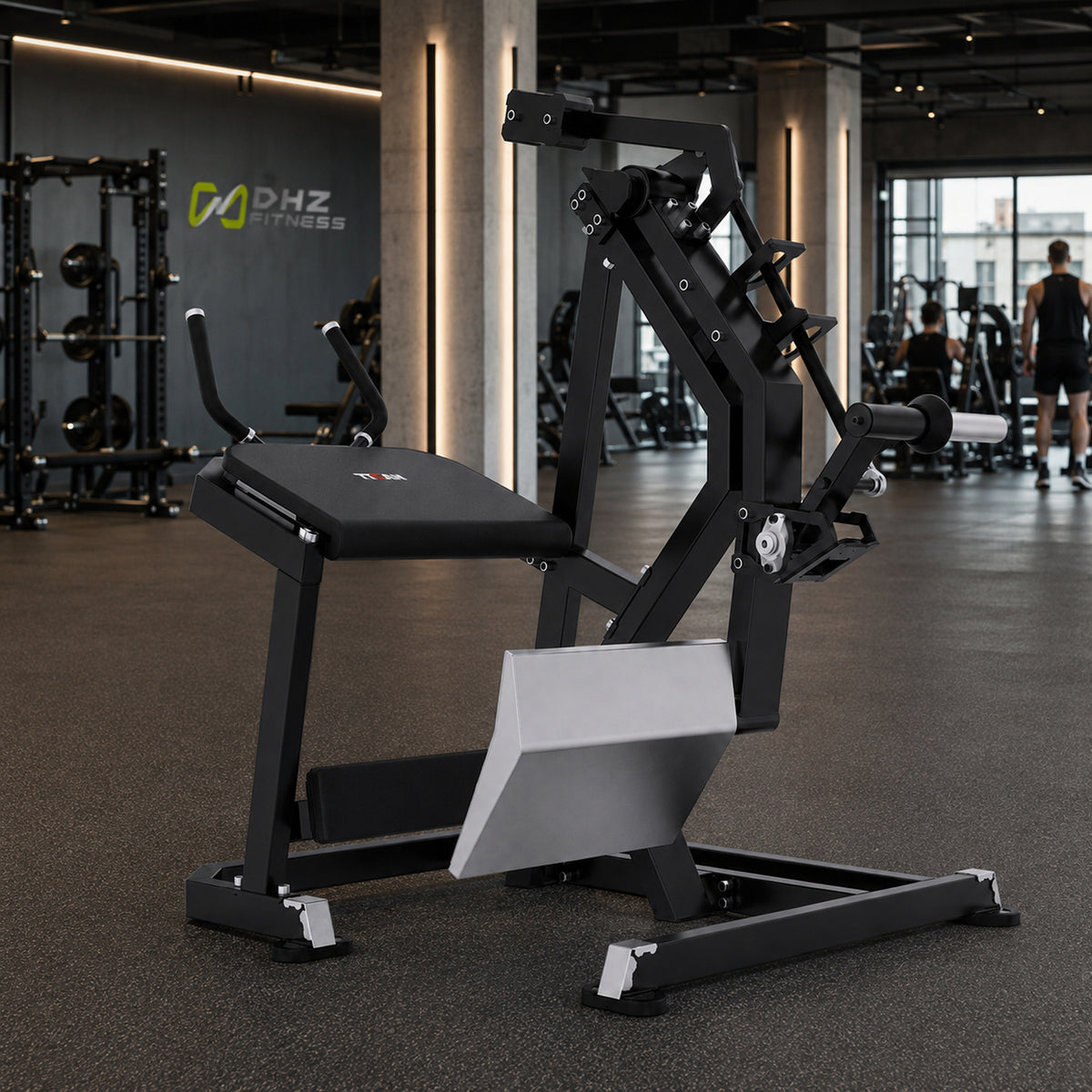 DHZ TITAN Mechanix Y940ZA Rear Kick - Plate Loaded Glute Trainer – rear kick obsidian black premium