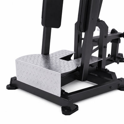 DHZ TITAN Mechanix Y985ZA Standing Abductor – Plate Loaded Abduktorenmaschine – dhz titan mechanix y985za standing abductor obsidian black trittplattform detail 