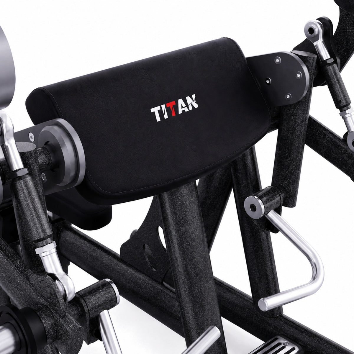 DHZ TITAN Extreme T908 Alternate Curling – Bizepsmaschine für isoliertes Armtraining – alternate curling obsidian black polster detail