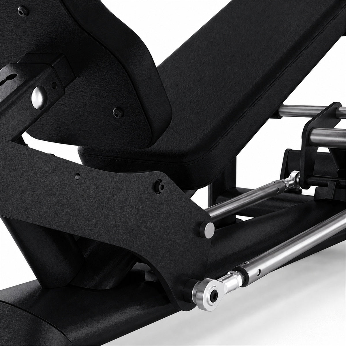 DHZ TITAN Extreme T910 Super Incline Chest Press – Schrägbank Brustpresse für obere Brust – super incline chest press obsidian black polster detail