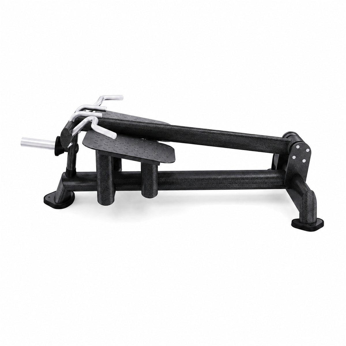 DHZ TITAN Extreme T917 Standing T-Bar Row – Professionelle Rudermaschine für effektives Rückentraining – standing t bar row rueckentraining obsidian black seitenansicht