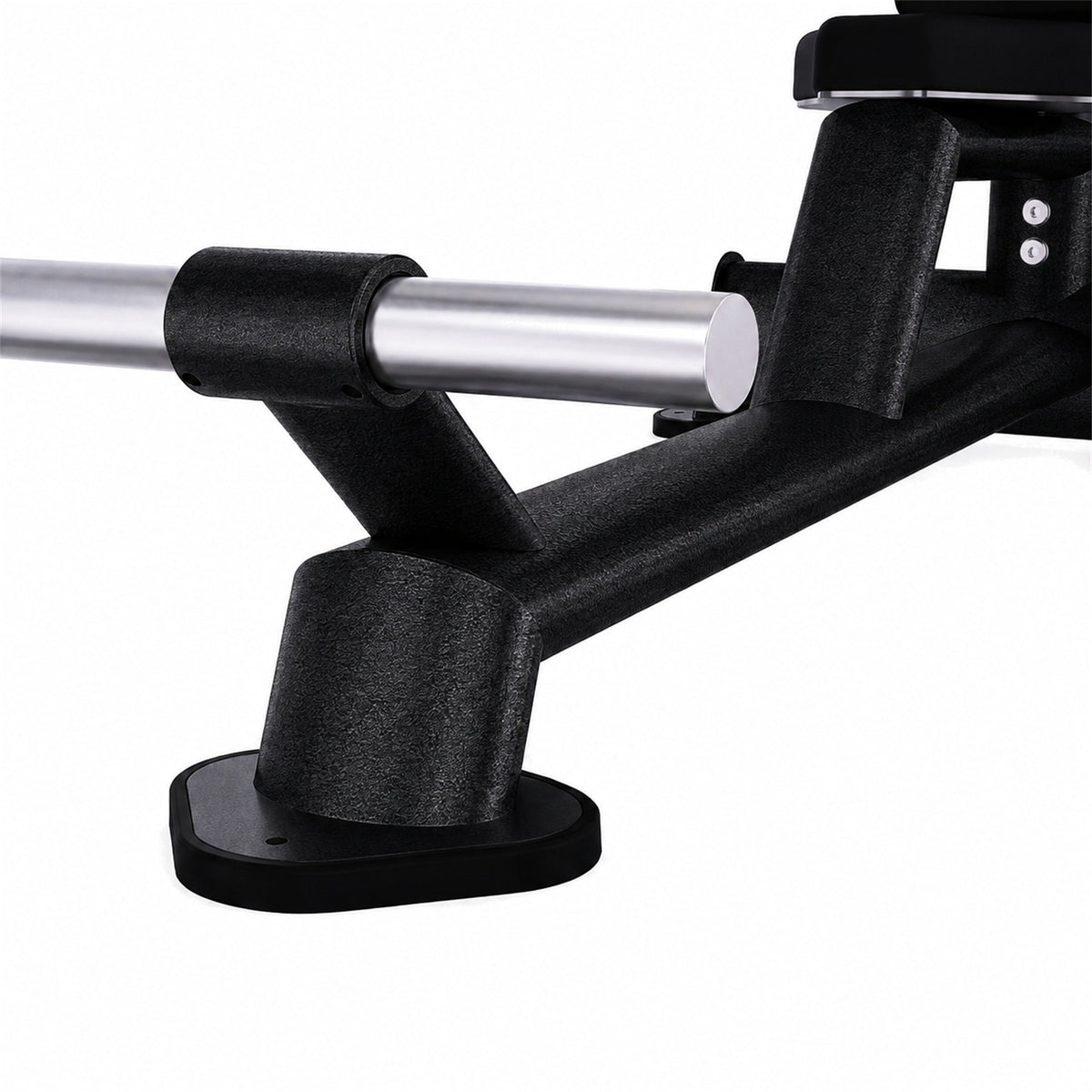 DHZ TITAN Extreme T930 Multi-Purpose Bench – Sitzbank – multi purpose bench trainingsbank obsidian black rahmen hantelscheibenaufnahme detail