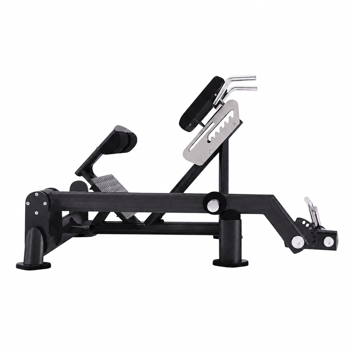DHZ TITAN Extreme T936 Dual 45° Hip Extension – Glute- & Hamstring-Maschine – dual 45 degree hip extension obsidian black seitenansicht