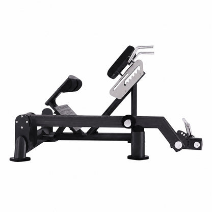 DHZ TITAN Extreme T936 Dual 45° Hip Extension – Glute- & Hamstring-Maschine – dual 45 degree hip extension obsidian black seitenansicht