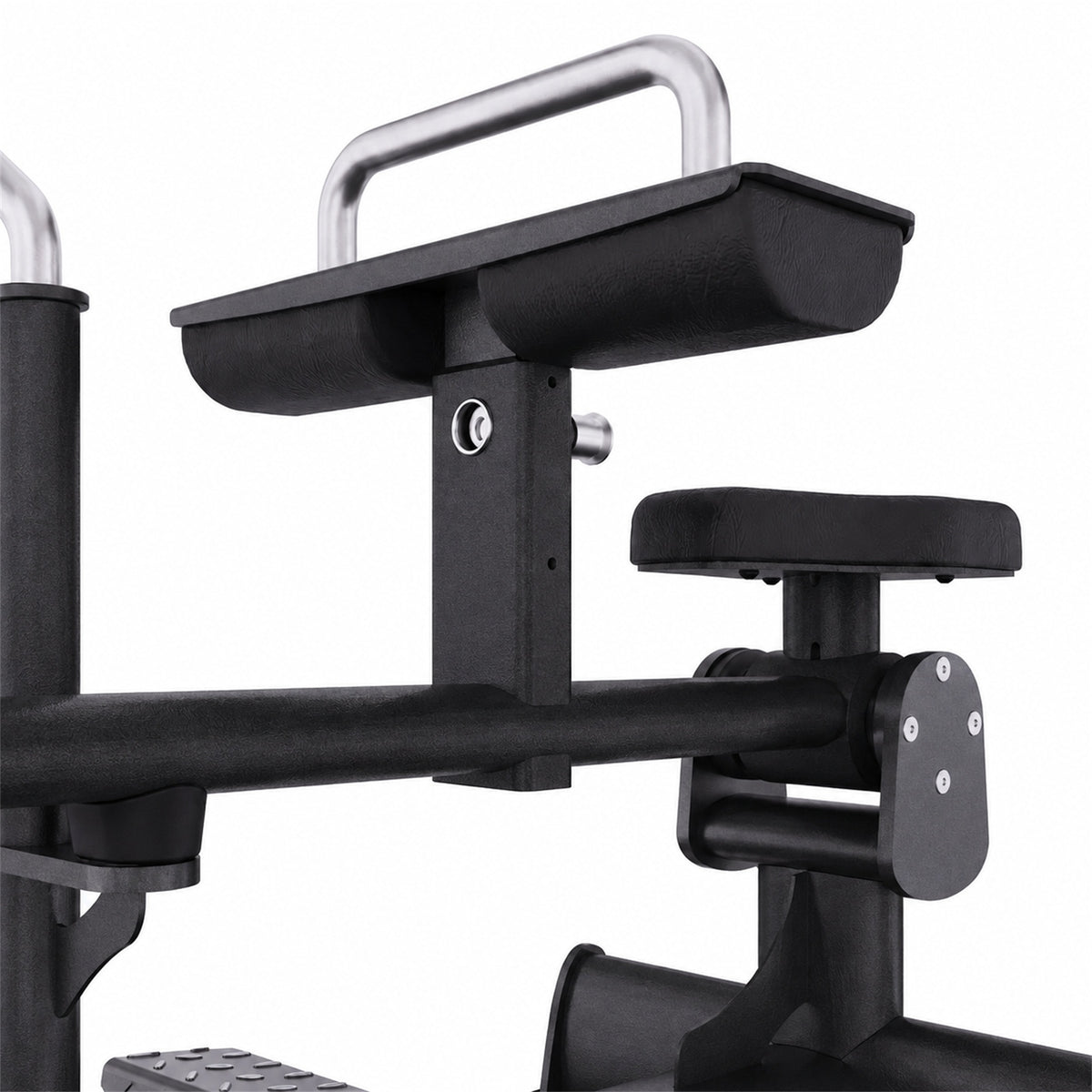 DHZ TITAN Extreme T937 Seated Calf – Professionelle Wadenmaschine – seated calf wadenmaschine obsidian black sitz pivot detail
