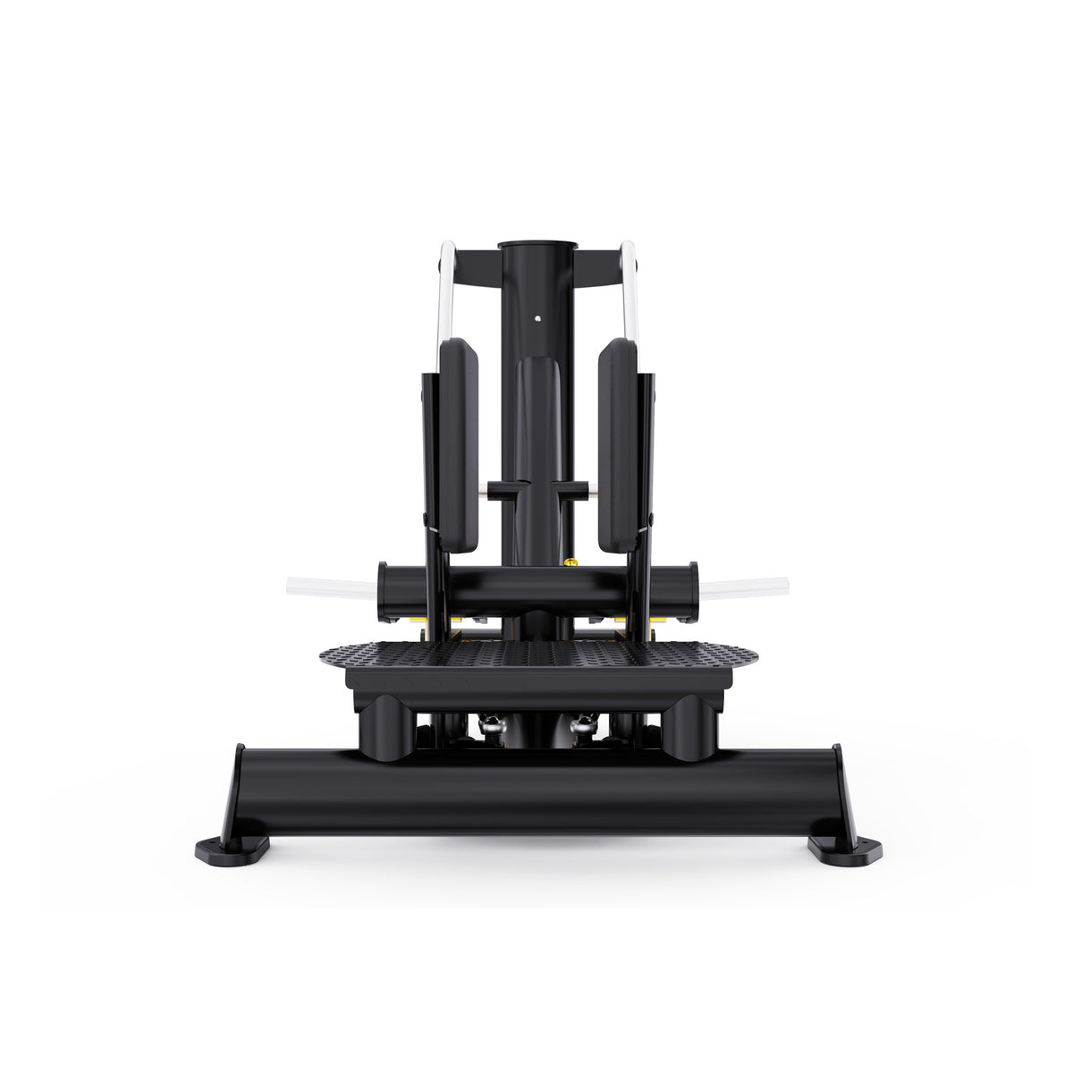 DHZ TITAN Extreme T947 Standing Abductor – Professionelle Plate-Loaded – standing abductor schwarz gold frontansicht
