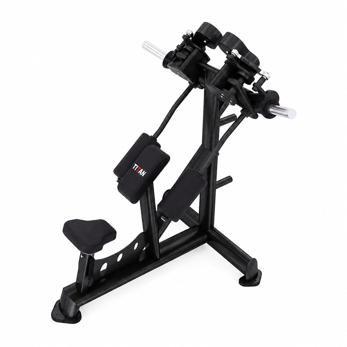 DHZ TITAN Extreme T952 Angled Butterfly – angled butterfly obsidian black dreiviertelansicht