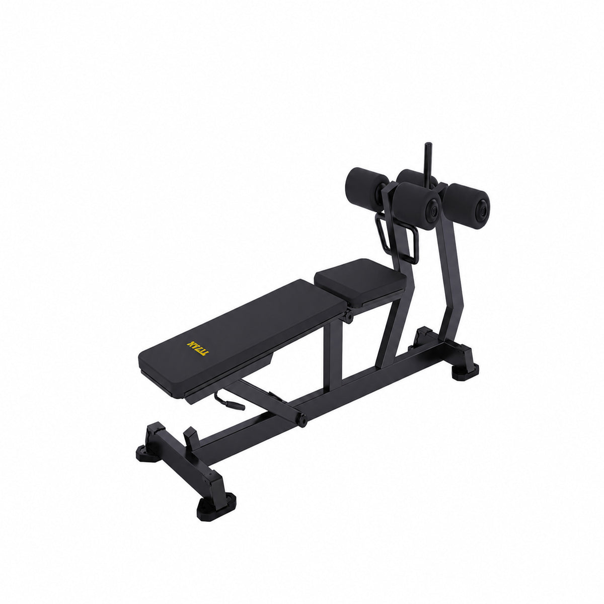 DHZ TITAN Mechanix Y977ZA Adjustable Decline Bench – Verstellbare Negativbank – adjustable decline bench obsidian black ansicht rechts