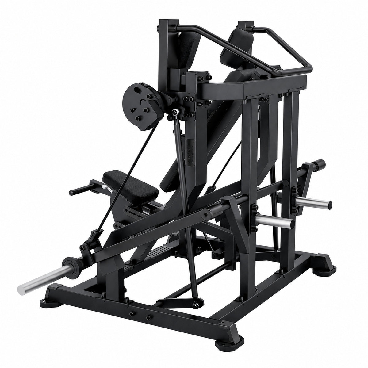 DHZ TITAN Mechanix Y983ZA Pull Over - Plate Loaded Gerät für Rücken- und Brusttraining – pull over obsidian black rueckansicht