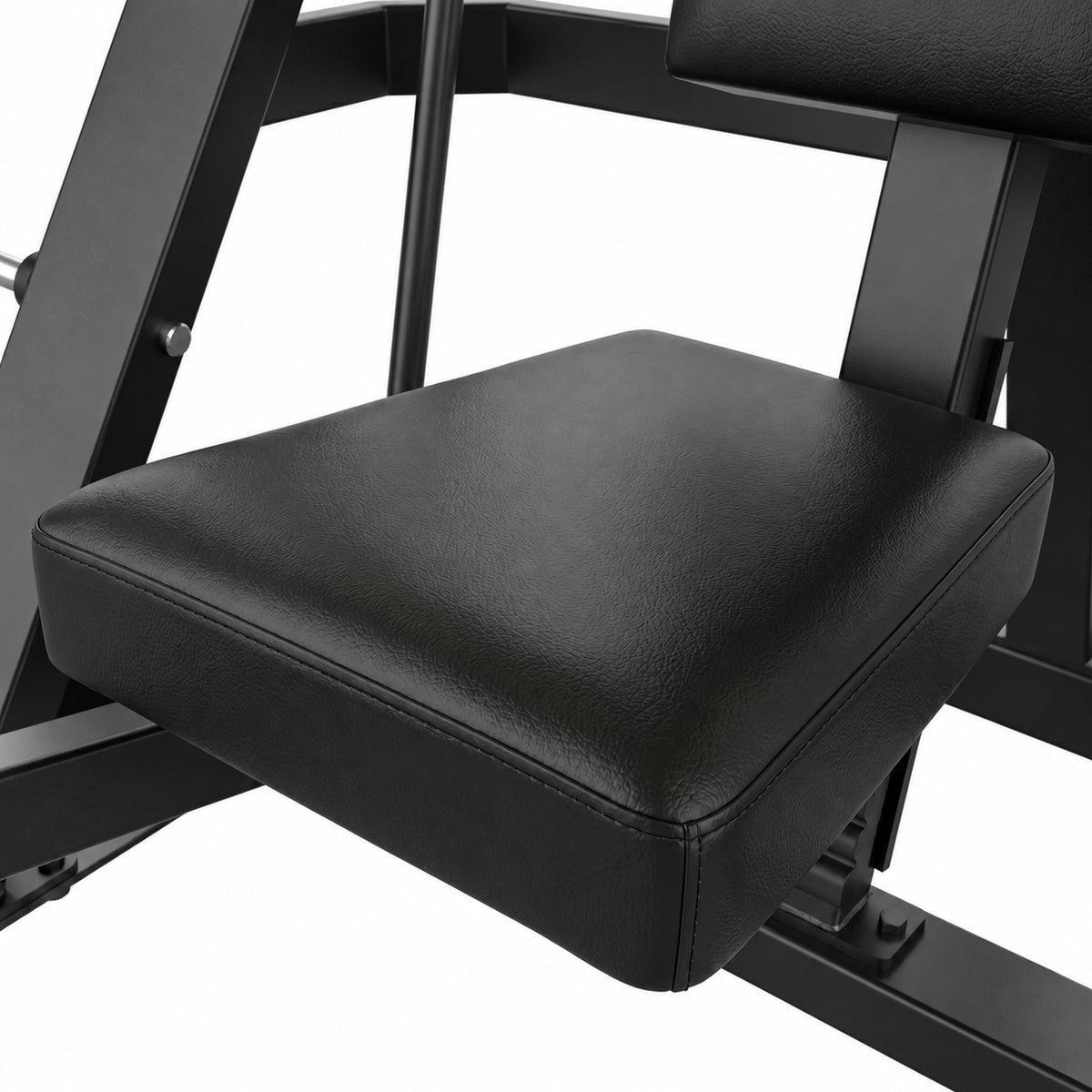 DHZ Y900 Y905L Brustpresse (Chest Press) mit Einstiegshilfe – Detail des Sitzpolsters