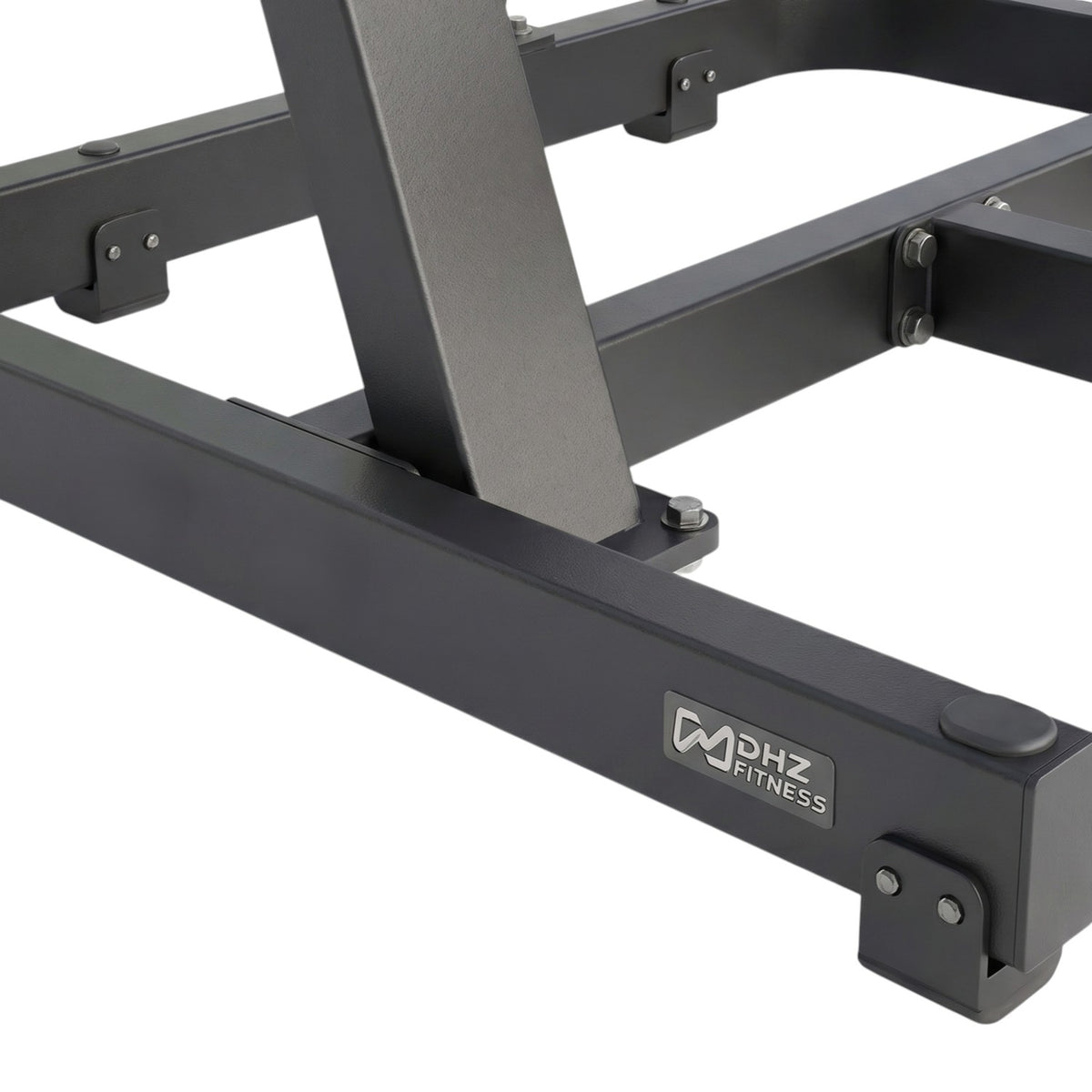 DHZ Y900 Y935 Schulterpresse (Shoulder Press) – Detail der Rahmen-Pulverbeschichtung
