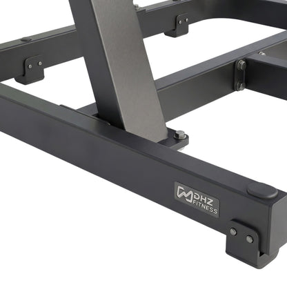 DHZ Y900 Y935 Schulterpresse (Shoulder Press) – Detail der Rahmen-Pulverbeschichtung