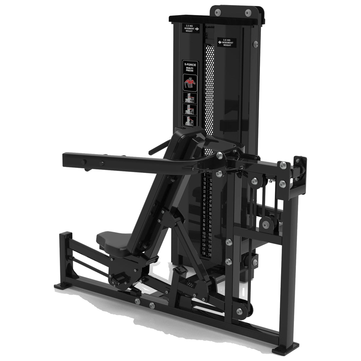 DHZ S-FORCE SM5084 Dual Chest & Shoulder Press – chest press a shoulder press v jednom pro fitness centra