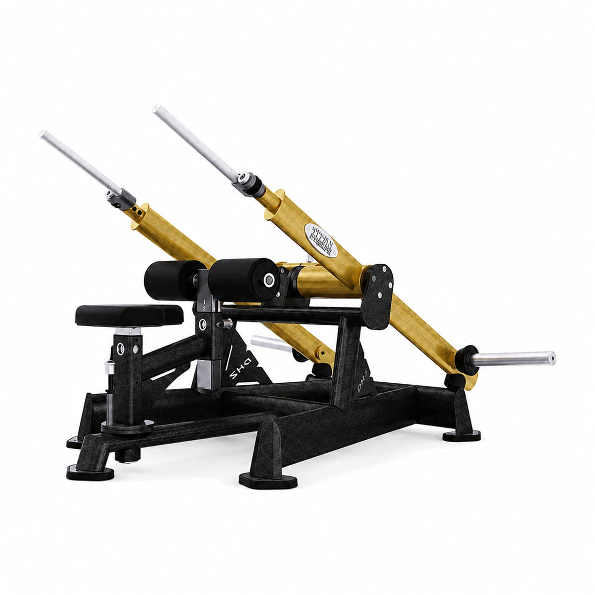 DHZ TITAN Extreme T913 Dips Press Dual System – Dip-Maschine für Trizeps- und Brusttraining – dips press schwarz gold hauptansicht