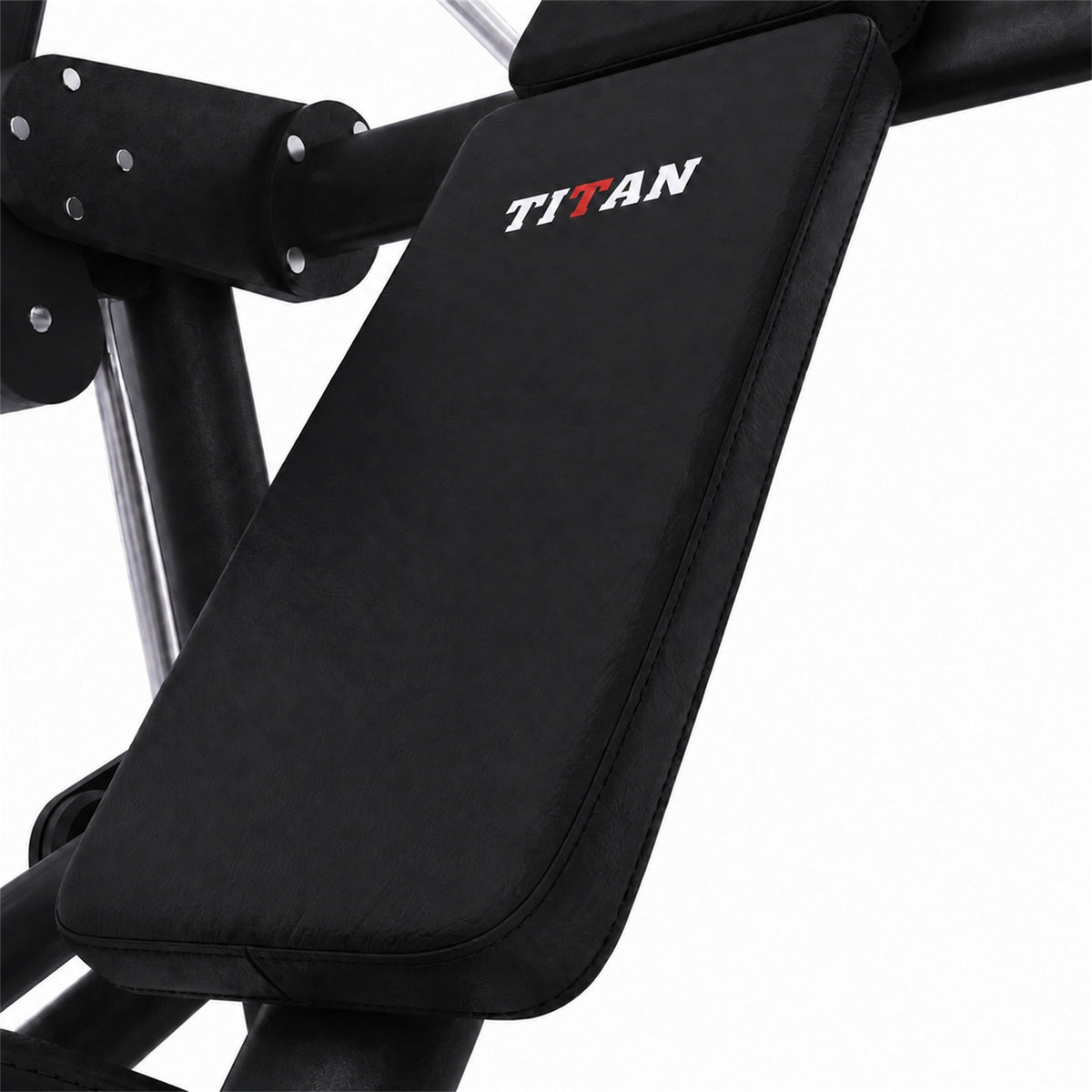DHZ TITAN Extreme T920 Pull Over – Pullover-Maschine für Latissimus- und Oberkörpertraining – pull over latissimusmaschine obsidian black rueckenpolster detail