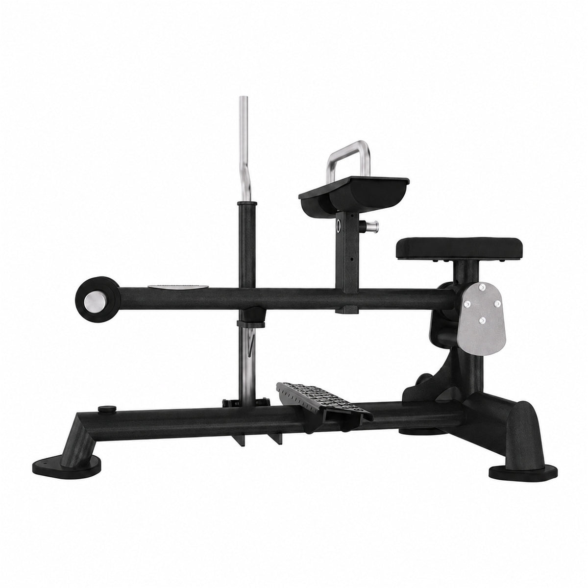 DHZ TITAN Extreme T937 Seated Calf – Professionelle Wadenmaschine – seated calf wadenmaschine obsidian black seitenansicht